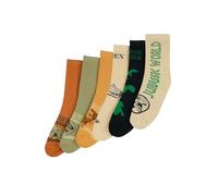 Jurassic World Calcetines niño Paquete de 6 Pares | para Amantes de los Dinosaurios | regalo para chicos | calcetines niña | calcetines divertidos niño