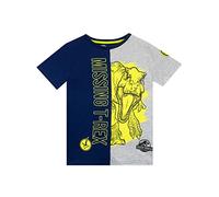 Jurassic World Camiseta de Dinosaurio T-Rex para Niños Top de Manga Corta para Infantiles Azul 12-13 años