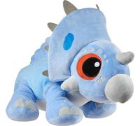 Jurassic World Campamento cretácico Spinoceratops Peluche con sonidos dinosaurio, juguete +3 años (Mattel HMK61)