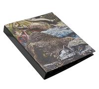 Jurassic World-Carpeta 4 Anillas, Archivador, Carpesano, Clasificador, Material escolar, Multicolor, Producto Oficial (CyP Brands)
