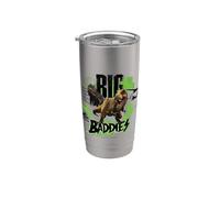 Jurassic World: Chaos Theory Big Baddies Vaso térmico de acero inoxidable de doble pared
