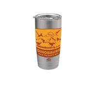 Jurassic World: Chaos Theory Dinosaurs Rule the Earth Now Vaso térmico de acero inoxidable de doble pared