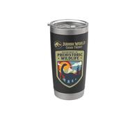 Jurassic World: Chaos Theory éxito de bolsillo Vaso térmico de acero inoxidable de doble pared