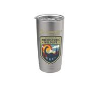 Jurassic World: Chaos Theory éxito de bolsillo Vaso térmico de acero inoxidable de doble pared