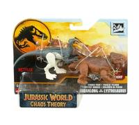 Jurassic World Chaos Theory Guanlong vs. Lystrosaurus - Figura de acción de Dinosaurio