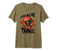 Jurassic World: Chaos Theory Raptor We’re All in Danger Camiseta Premium