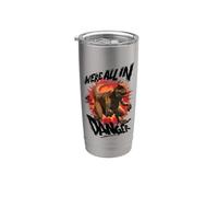 Jurassic World: Chaos Theory Raptor We’re All in Danger Vaso térmico de acero inoxidable de doble pared