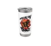 Jurassic World: Chaos Theory Raptor We’re All in Danger Vaso térmico de acero inoxidable de doble pared