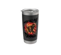 Jurassic World: Chaos Theory Raptor We’re All in Danger Vaso térmico de acero inoxidable de doble pared