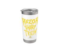 Jurassic World: Chaos Theory Razor Sharp Teeth Vaso térmico de acero inoxidable de doble pared