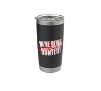 Jurassic World: Chaos Theory We’re Being Hunted Vaso térmico de acero inoxidable de doble pared