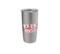 Jurassic World: Chaos Theory We’re Being Hunted Vaso térmico de acero inoxidable de doble pared