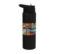 Jurassic World Classified Creatures Stainless Steel Insulated Water Bottle