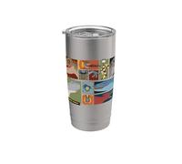 Jurassic World Classified Creatures Vaso térmico de acero inoxidable de doble pared
