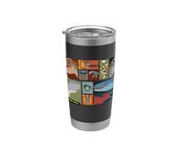 Jurassic World Classified Creatures Vaso térmico de acero inoxidable de doble pared