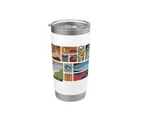 Jurassic World Classified Creatures Vaso térmico de acero inoxidable de doble pared