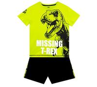 Jurassic World Conjuntos de Camiseta y Pantalones Cortos para Niños Dinosaurio Conjunto de dos Piezas para Niños Multicolor 5-6 años
