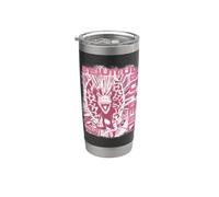 Jurassic World Dilophosaurus Beautiful but Deadly Vaso térmico de acero inoxidable de doble pared