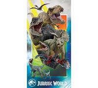 Jurassic World: Dinosaurios - toalla, 70 x 140 cm