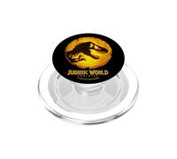 Jurassic World Dominion Amber Coin T-Rex Silhouette PopSockets PopGrip para MagSafe