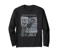 Jurassic World Dominion Carno Vs Allosaurus Epic Poster Long Sleeve T-Shirt