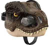 Jurassic World Dominion Dinosaur Mask, Tyrannosaurus Rex Chomp N Roar with Motion and Sounds, T Rex Costume & Kids Role-Play