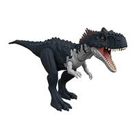 Jurassic World Dominion Roar Strikes Rajasaurus Dinosaurio figura de acción con sonidos, juguete +4 años (Mattel HDX45)