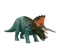 Jurassic World Dominion Roar Strikes Triceratops Dinosaurio figura de acción con sonidos, juguete +4 años (Mattel HDX40)