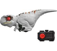 Jurassic World Dominion Uncaged Click Tracker Atrociraptor - Figura de acci n de dinosaurio, regalo de juguete con movimiento interactivo y sonido, control de clic