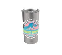 Jurassic World Don’t Mess with Mamasaurus Vaso térmico de acero inoxidable de doble pared