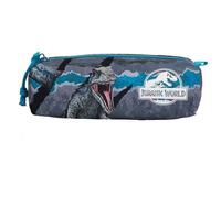 Jurassic World - Estuche Juvenil, Portatodo con Cremallera, Color Azul (CyP Brands)