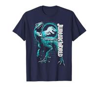 Jurassic World: Fallen Kingdom Raptor Blue Logo Camiseta