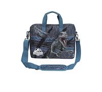 Jurassic World - Funda para Portátil, Bolsa para Ordenador, Maletín Laptop, Bolsa Extraescolares, Color Azul, Producto Oficial (CyP Brands)