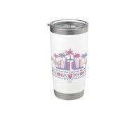 Jurassic World Gates Ugly Sweater Vaso térmico de acero inoxidable de doble pared