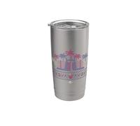 Jurassic World Gates Ugly Sweater Vaso térmico de acero inoxidable de doble pared