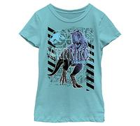 Jurassic World Girls' Carnotaurus T-Shirt, Tahiti Blue, Medium