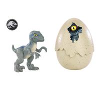 JURASSIC WORLD HATCH 'N PLAY DINOS Velociraptor Azul