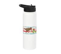Jurassic World Hold on to Your Presents T-Rex Stainless Steel Insulated Water Bottle