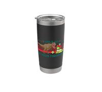 Jurassic World Hold on to Your Presents T-Rex Vaso térmico de acero inoxidable de doble pared