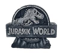 Jurassic World- Hucha de Resina, Ahorros,Figura Jurassic World, Color Negro, Producto Oficial (CyP Brands)