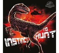 Jurassic World - Lienzo Decorativo para Pared, Multicolor, 40 x 40 x 3,2 cm