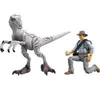 Jurassic World Mattel Mattel Jurassic Park III Hammond Collection Dr. Alan Grant & Velociraptor Pack, Raptor Egg Accesorios