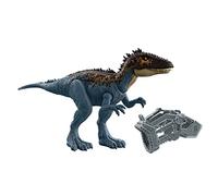 Jurassic World Mega Destroyers Carcharodontosaurus - Serie Dino Escape - Figura de Acción Articulada y Realista - Regalo para Niños de 4+ Años