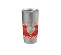 Jurassic World Mosquito Ugly Sweater Vaso térmico de acero inoxidable de doble pared