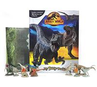 Jurassic World My Busy Books - Storybook, 10 figurines, playmat