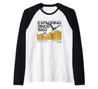 Jurassic World Pteranodon Exploring Camiseta Manga Raglan