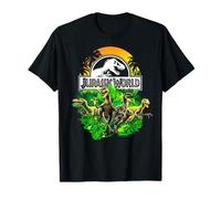 Jurassic World Raptor Jungle Logo Camiseta
