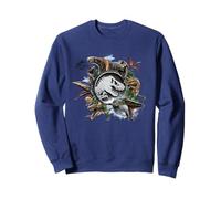 Jurassic World Rebirth Circle Logo Dinosaurs Sudadera