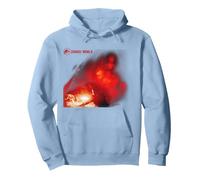 Jurassic World Rebirth D-Rex Chase Sudadera con Capucha, Unisex para Adultos, Azul Polvoriento, M