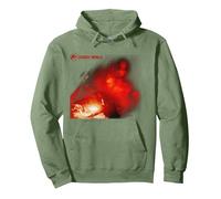 Jurassic World Rebirth D-Rex Chase Sudadera con Capucha, Unisex para Adultos, Verde Salvia, L